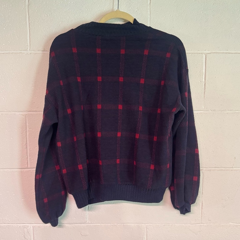 Anthropologie Porridge Bonnie Sweater Plaid Winter - Picture 7 of 9